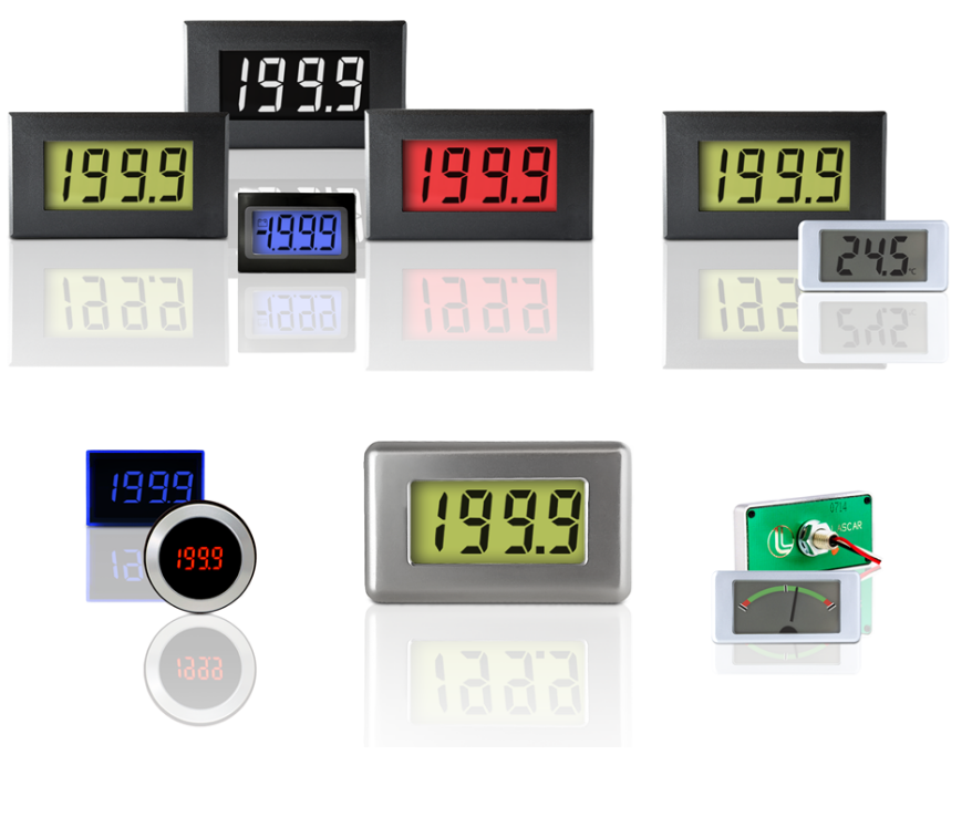 Lascar EMT 1900 Digital LCD Thermometer with Single-Hole Mounting